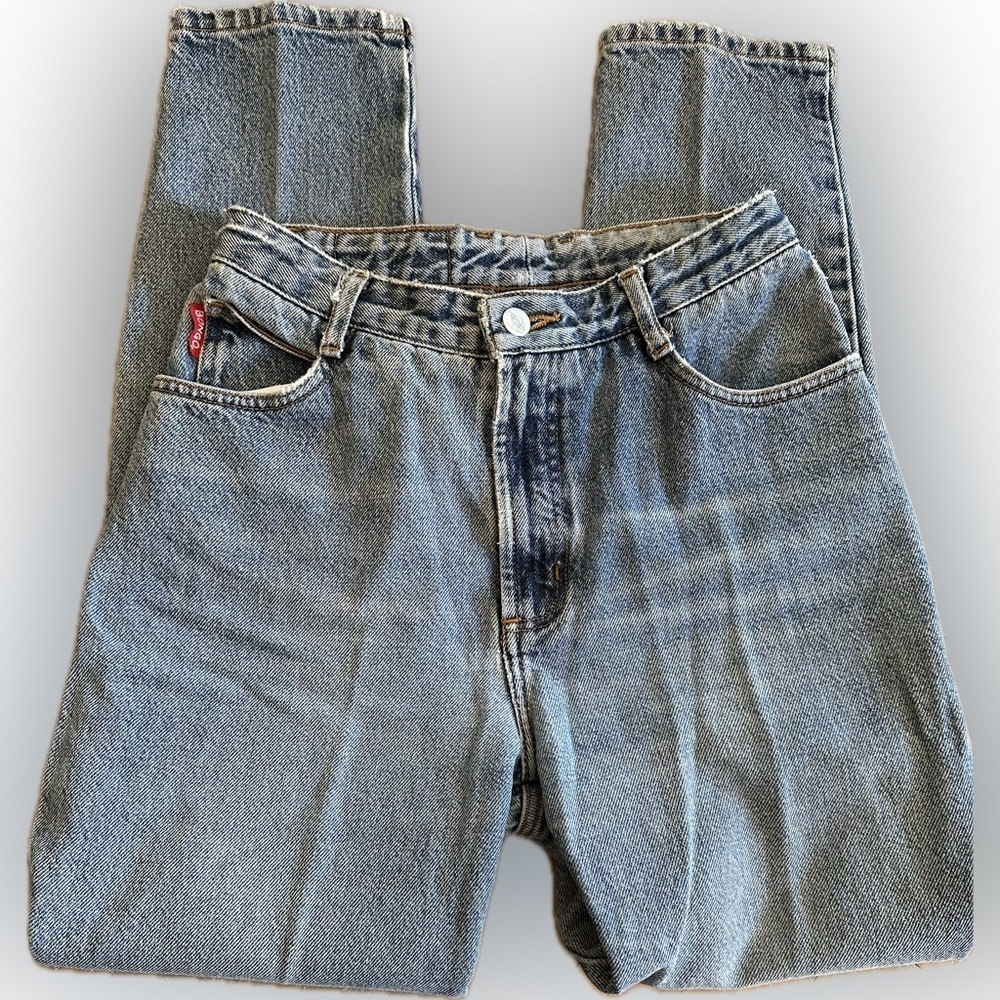 Vintage 90’s BONGO Straight Leg Retro Fit Medium Wash Juniors Jeans Size 7